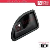 Renault Kangoo MK1 Twingo I Nissan Kubistar X76 8200259376 İçin Sağ İç Kapı Açma Kolu Siyah