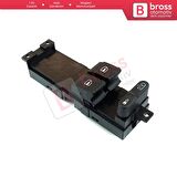 VW; Skoda; Seat İçin Sol Ön Elektrikli Pencere Kontrol Paneli Anahtarı: 1J3959857B