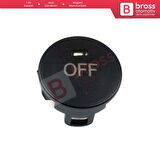 BMW 5 Serisi İçin Dijital Klima "OFF" Düğme Kapağı