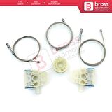 VW Tiguan MK1 5N 2007-2018 5-Kapı SUV 5N0837462 İçin Ön Sağ Kapı Cam Kriko Tamir Seti