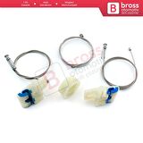 VW Tiguan MK1 5N 2007-2018 5-Kapı SUV 5N0837462 İçin Ön Sağ Kapı Cam Kriko Tamir Seti