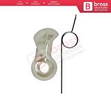 Renault Scenic 2 Modus İçin Ön veya Arka Sol Cam Kriko Köşe Plastik Takımı