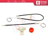 DAF CF65 CF75 CF85 XF95 XF105 2001-2013 1779728 İçin Sağ Kapı Cam Kriko Tamir Seti