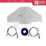 Citroen C5 MK2 MK3 2007-2018 4/5 Kapı 9675915180 İçin Elektrikli Arka Sağ Cam Kriko Tamir Seti
