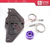 Citroen C5 MK2 MK3 RD/TD RC RD RW 2007-2018 4/5 Kapı 9223E2 İçin Elektrikli Arka Sol Cam Kriko Seti