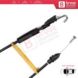 VW Bora Golf MK4 IV 1J 1997-2005 4/5 Kapı 1J4837085F İçin Ön Sağ veya Sol Kapı İç Açma Teli 