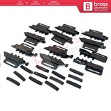 Peugeot 307 SW İçin 24 Parça Tavan Perdesi Tamir Takımı 84001TY