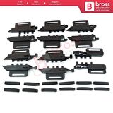 Peugeot 307 SW İçin 24 Parça Tavan Perdesi Tamir Takımı 84001TY