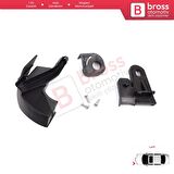 Fiat Fiorino MK3 Citroen Nemo Peugeot Bipper 2007-2020 6212F4 İçin Sol Ön Far Ayak Tamir Seti 