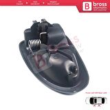 Renault Clio Trafic Master MK2 Scenic Megane Logan 1 Movano A Primastar 1 İçin Gri Sol Kapı Kolu