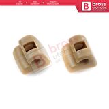 Mercedes E Sınıfı İçin Sunvisor Güneşlik Tutucu Ürün 2 Adet Olmak Üzere Tan Renkden Oluşmaktadır