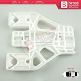 AUDI A4 S4 B8 İçin Cam Kaldırma Mekanizması Tamir Plastik Klipsi Ürün Arka Sol Kapı İçin Uygundur