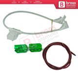 Renault Premium Kerax Midlum DAF LF 45 55 Volvo FL II FE 1400753 İçin Elektrikli Sol Cam Kriko Seti