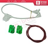 Renault Premium Kerax Midlum DAF LF 45 55 Volvo FL II FE 1400753 İçin Elektrikli Sol Cam Kriko Seti