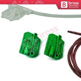 Renault Premium Kerax Midlum DAF LF 45 55 Volvo FL II FE 1400753 İçin Elektrikli Sol Cam Kriko Seti