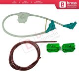 Renault Trucks Premium Kerax Midlum DAF LF 45 55 Volvo FL FE 1400754 İçin Sağ Cam Kriko Tamir Seti