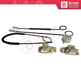 Citroen Xsara N2 N0 1997-2010 Estate SW Coupe 9221H4 İçin Elektrikli Ön Sol Cam Kriko Tamir Seti
