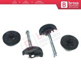 BMW İçin 4 Parça Gaz Kelebeği Gövdesi Aktüatör Dişli 13627838085