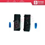 BMW X5 E53 2000-2006 E39 1996-2003 64116915812 İçin Klima Kontrol Sıcaklık Azaltma Düğme Kapağı Seti