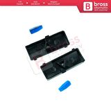 BMW X5 E53 2000-2006 E39 1996-2003 64116915812 İçin Klima Kontrol Sıcaklık Azaltma Düğme Kapağı Seti