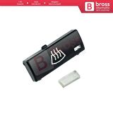 BMW X5 E53 2000-2006 5 Serisi E39 1996-2003 İçin Klima Kontrol Ön Cam Buğu Buz Çözücü Düğme Kapağı