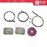 Hyundai I30 MK1 FD 2007-2012 5-Kapı 824712L001 İçin Elektrikli Ön Sol Cam Kriko Tamir Seti