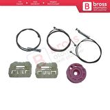 Hyundai I30 MK1 FD 2007-2012 5-Kapı 824712L001 İçin Elektrikli Ön Sol Cam Kriko Tamir Seti