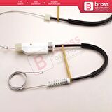 Audi A5 Sportback 8T 2008-2017 8T8837461 62 İçin Elektrikli Ön Sağ veya Sol Cam Kriko Tamir Seti