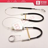 Audi A5 Sportback 8T 2008-2017 8T8837461 62 İçin Elektrikli Ön Sağ veya Sol Cam Kriko Tamir Seti