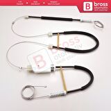 Audi A5 Sportback 8T 2008-2017 8T8839461 8T8839462 İçin Elektrikli Arka Sağ veya Sol Cam Kriko Seti