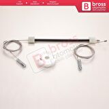 BMW 5 Serisi E60 E61 2003-2010 4/5 Kapı 51357184746 İçin Elektrikli Arka Sağ Cam Kriko Tamir Seti