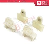 Pontiac İçin 4 Adet Cam Mekanizması Tamir ve Taşıyıcı Klipsleri Ürünümüz Ön Sol Kapı İçin Uygundur