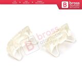 VW İçin 2 Adet Ön Koltuk Ray Kılavuz Klipsleri: 435881203A