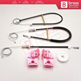 Skoda Superb MK2 B6 3T4 3T5 2008-2015 5-Kapı 3T0837401 İçin Elektrikli Ön Sol Cam Kriko Tamir Seti