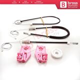 Skoda Superb MK2 B6 3T4 3T5 2008-2015 5-Kapı 3T0837401 İçin Elektrikli Ön Sol Cam Kriko Tamir Seti