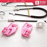 Skoda Superb MK2 B6 3T4 3T5 2008-2015 5-Kapı 3T0837401 İçin Elektrikli Ön Sol Cam Kriko Tamir Seti