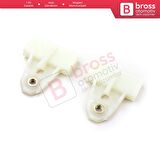 Nissan Tip 1 İçin 2 Adet Pencere Mekanizması Cam Taşıyıcı Klipsi