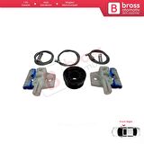 VW Golf MK6 A6 5K 5K1 AJ5 2008-20014 5-Kapı 5K0837462 İçin Elektrikli Ön Sağ Cam Kriko Tamir Seti