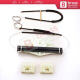 VW Touareg MK1 7L Porsche Cayenne 955 957 2002-2010 İçin Elektrikli Arka Sol Cam Kriko Tamir Seti