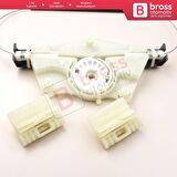 VW Touareg MK1 7L Porsche Cayenne 955 957 2002-2010 İçin Elektrikli Arka Sol Cam Kriko Tamir Seti