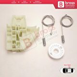 Skoda Octavia MK2 A5 1Z 2004-2013 4/5-Kapı 1Z0839656 İçin Elektrikli Arka Sağ Cam Kriko Tamir Seti