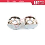 Renault Megane Scenic Laguna 2 3 Primera P12 Espace 4 Clio 3 İçin Dış Kapı Delikli Şifre Kapağı Seti