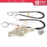 Renault Megane MK3 2008–2017 5-Kapı 827210003R İçin Elektrikli Arka Sol Cam Kriko Tamir Seti