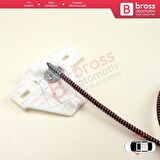 Renault Master MK2 Movano A Iveco Daily 3 4 Interstar X70 İçin Monoray Sol Kapı Cam Kriko Tamir Seti