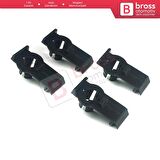 BMW X5 E53 1999-2006 51338254781 için 4 Adet Ön veya Arka Cam Kriko Tamir Klipsi 