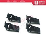 BMW X5 E53 1999-2006 51338254781 için 4 Adet Ön veya Arka Cam Kriko Tamir Klipsi 