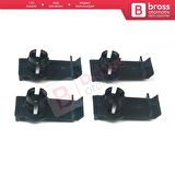 BMW X5 E53 1999-2006 51338254781 için 4 Adet Ön veya Arka Cam Kriko Tamir Klipsi 