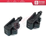 Renault Megane Scenic MK2 İçin 2 Adet Ön Cam Silecek Su Fıskiyesi :8200082347