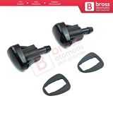 Hyundai Accent Kia İçin 2 Adet Ön Cam Silecek Su Fıskiyesi