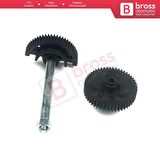 BMW İçin 1 Set 2 Parça Gaz Kelebeği Gövdesi Aktüatör Dişlisi 13627838085